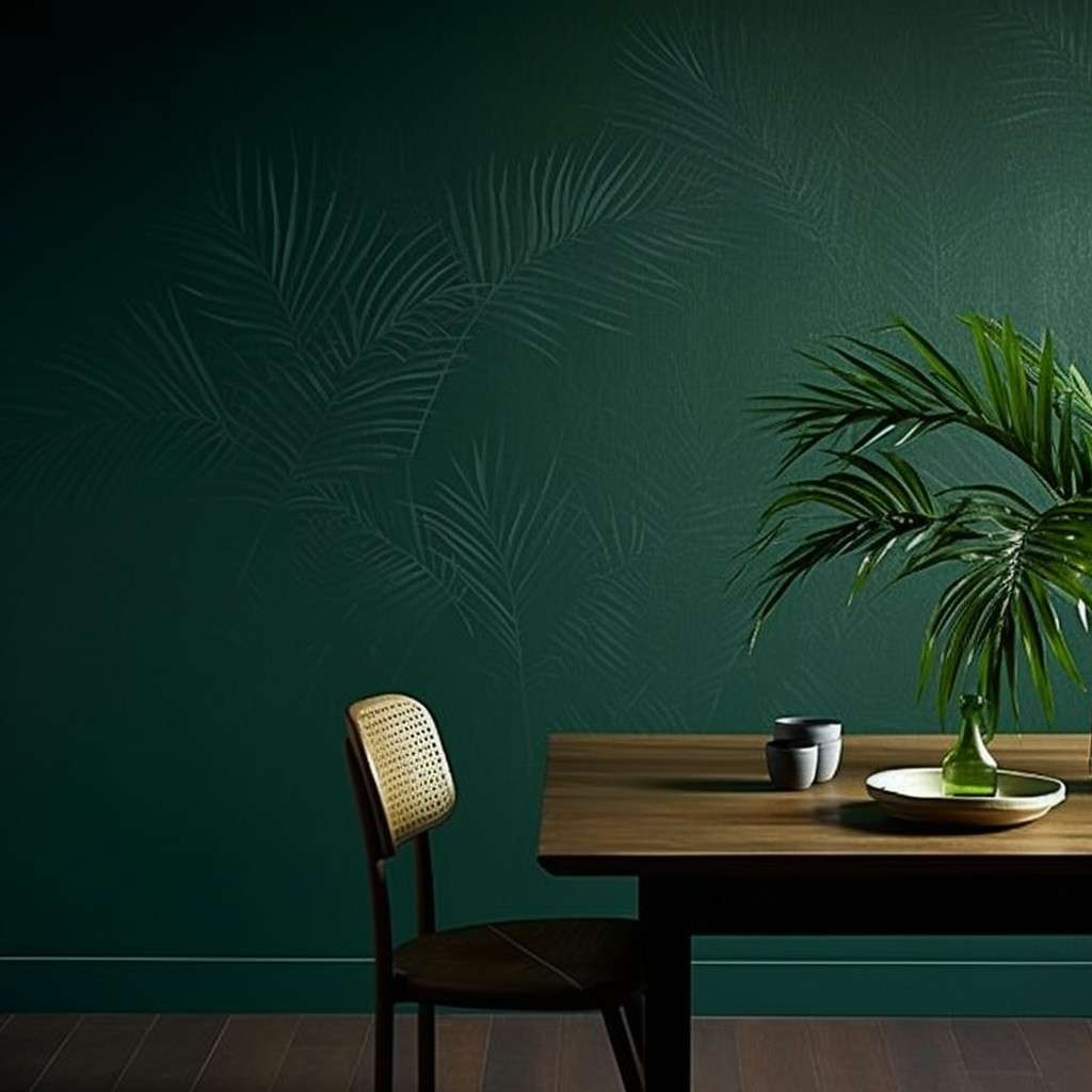 Rainforest Foliage - Dining Room Color Schemes