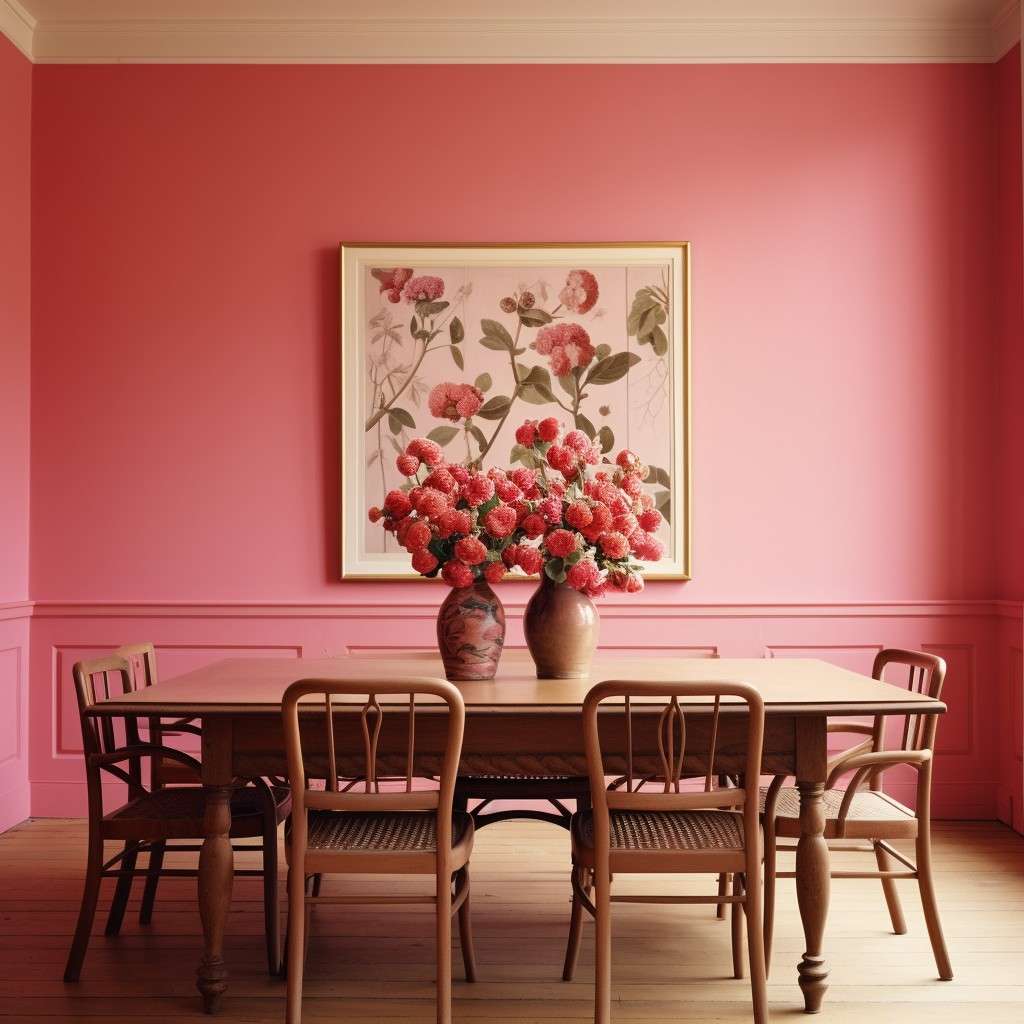 Raspberry Blush - Dining Paint Colors