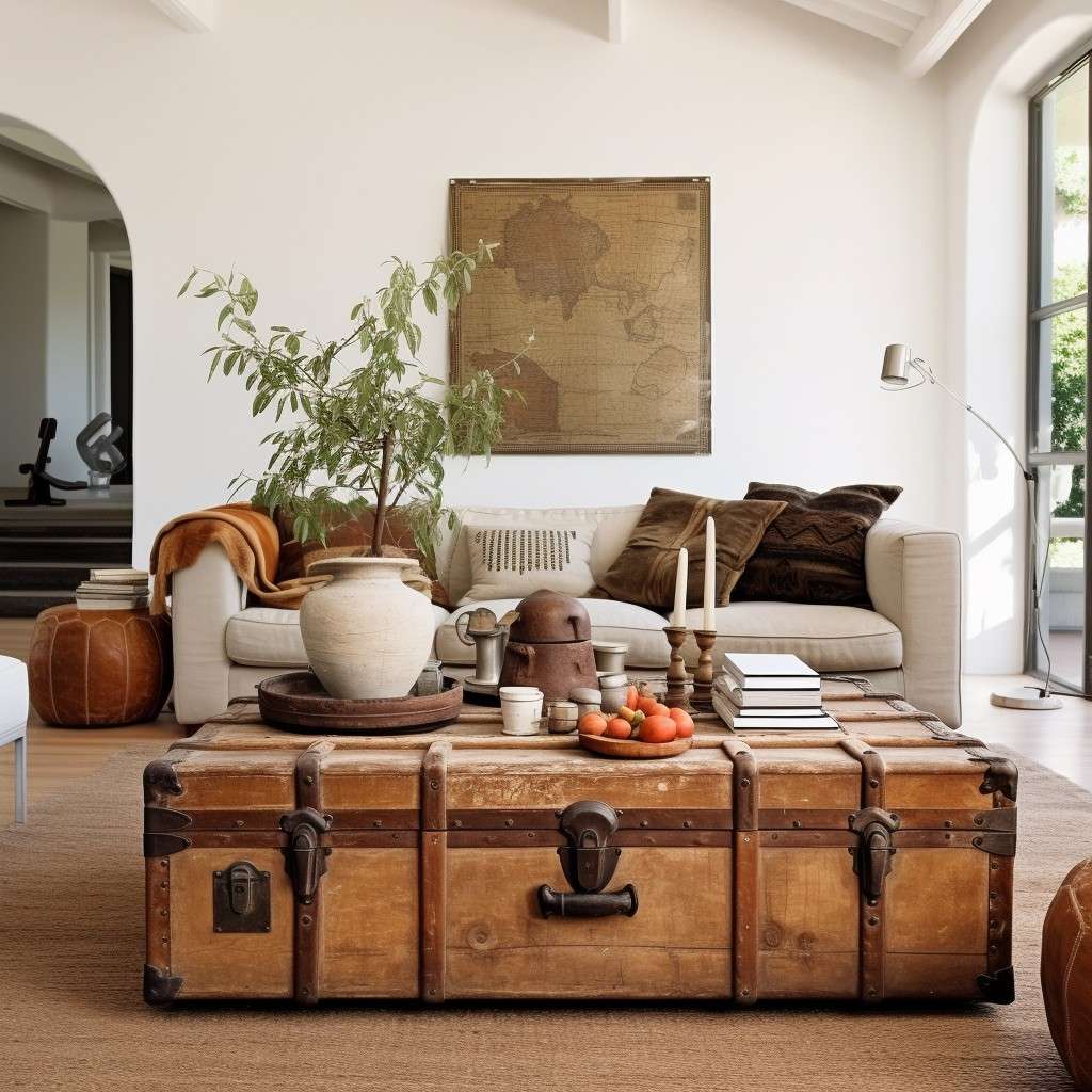 Repurpose Antique Decor- Ways to Make Living Room Nice