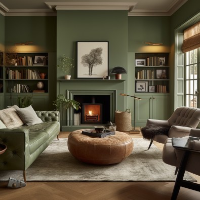 Sage Green for Mindfulness- Color Replacing Dark Green in Interior Design