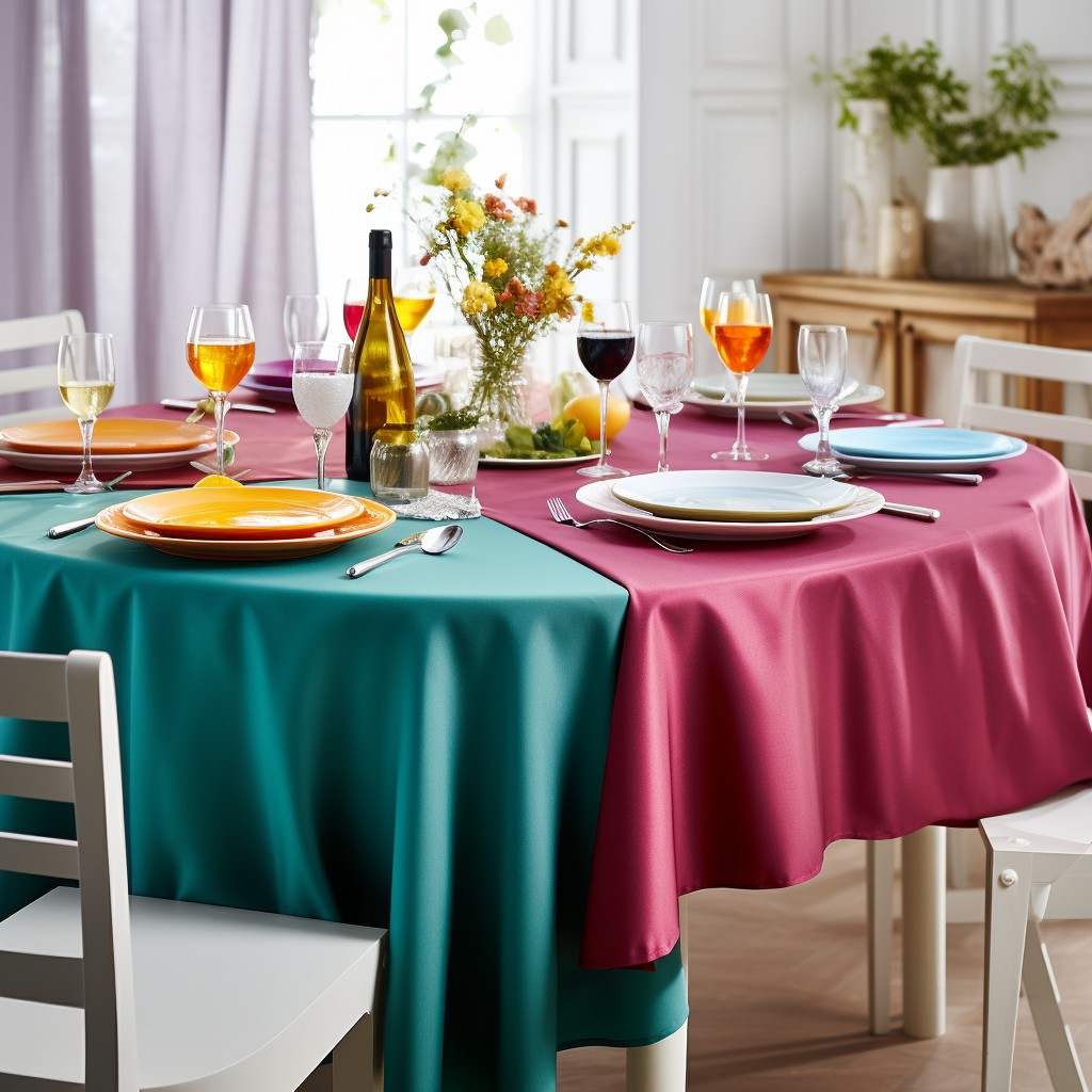 Smart Tablecloths - Dining Room Designs For Small Spaces