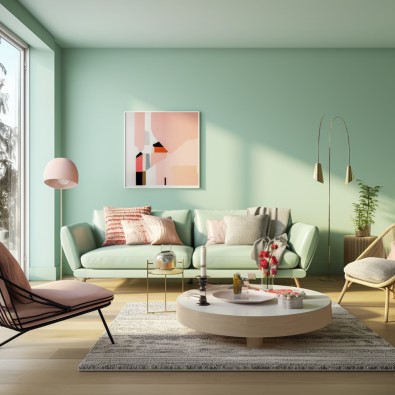 Soothing Mint Green- Replacement of Dark Green Color in Home Interior Design