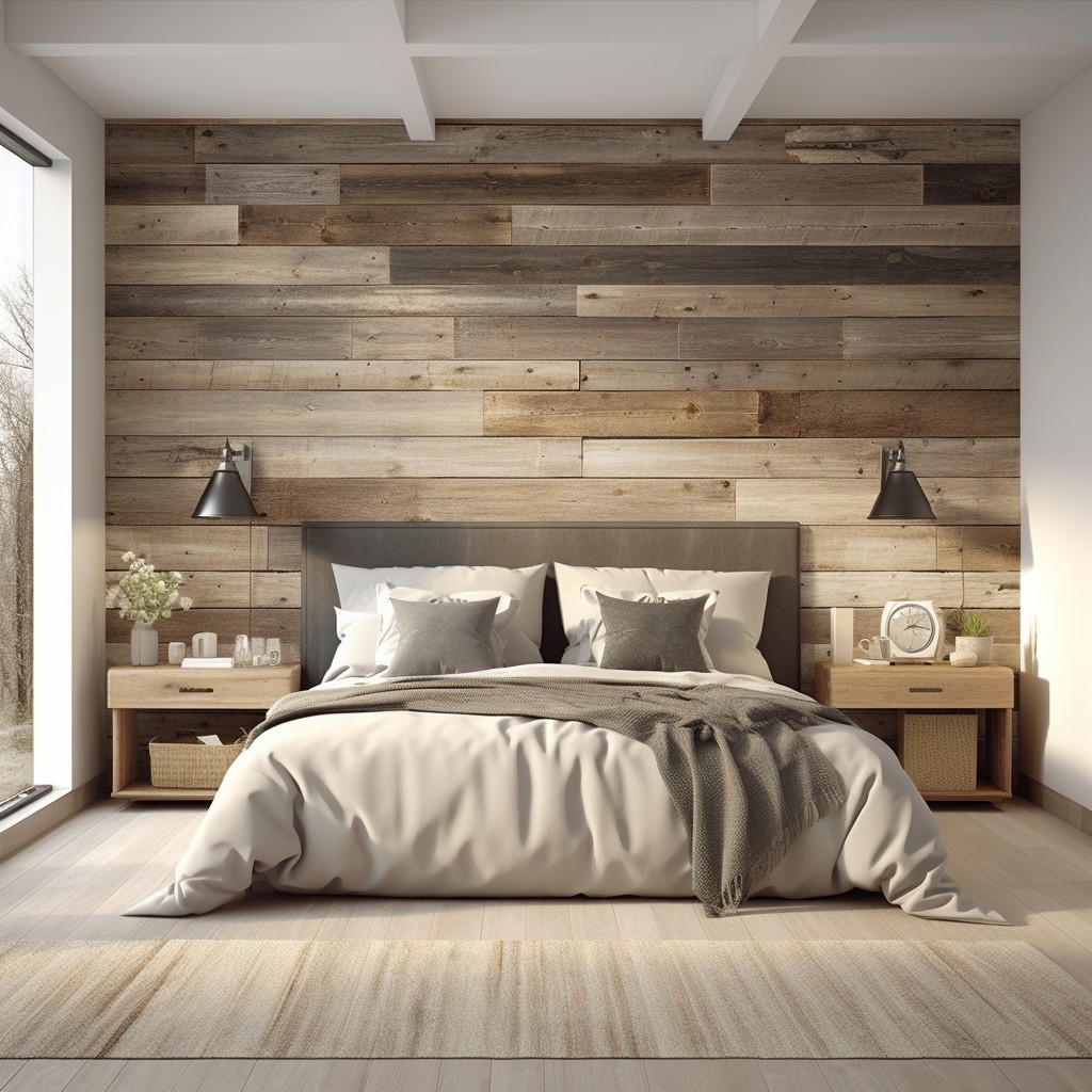 Vintage Wood Contemporary Accent Wall Ideas