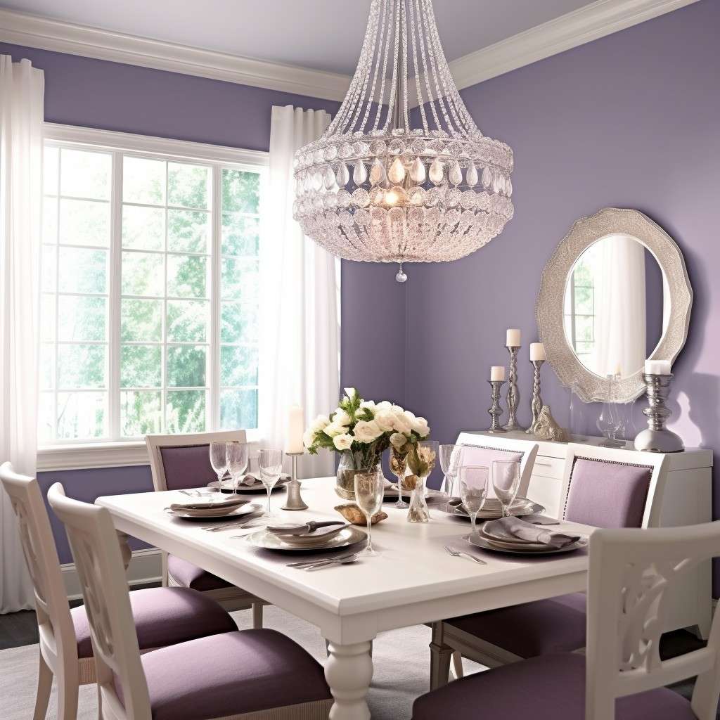 Violet Mist - Dining Colour Combination