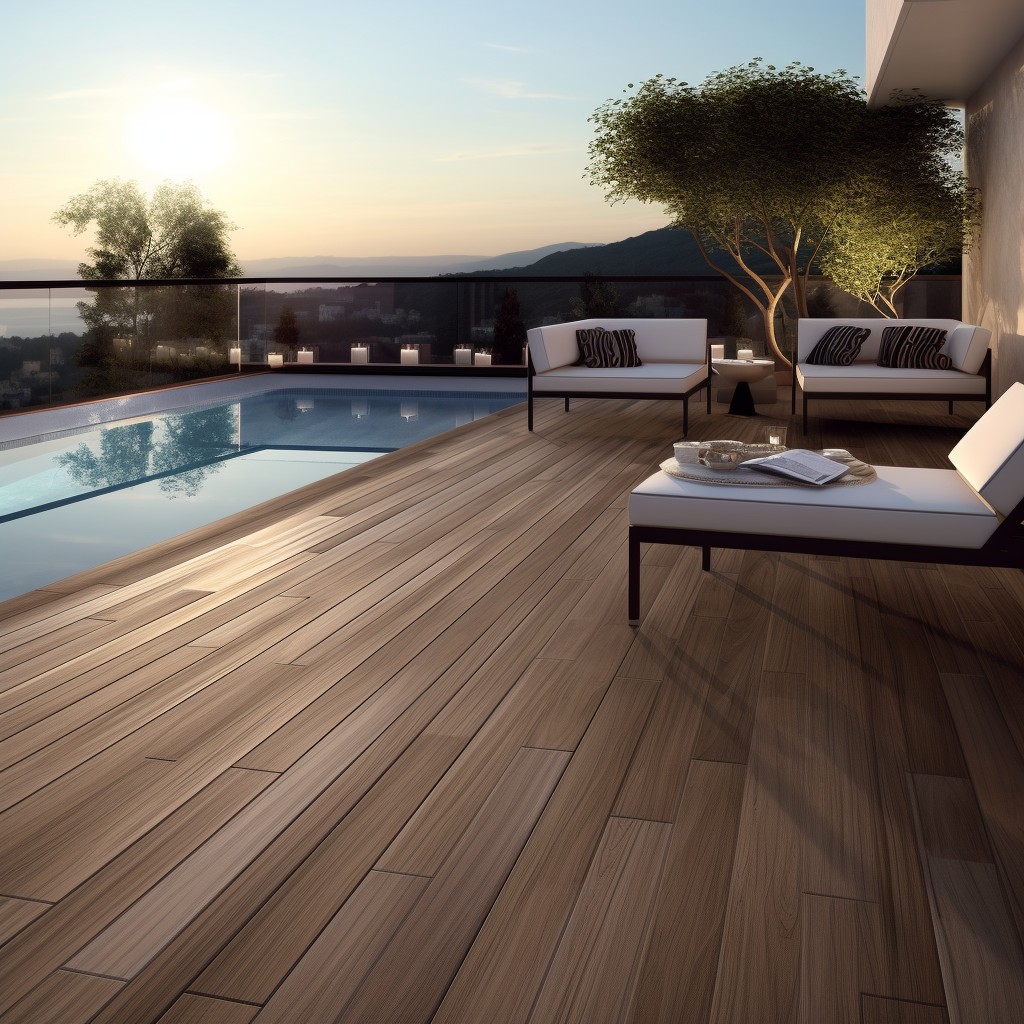 Wood-Look House Tiles Design