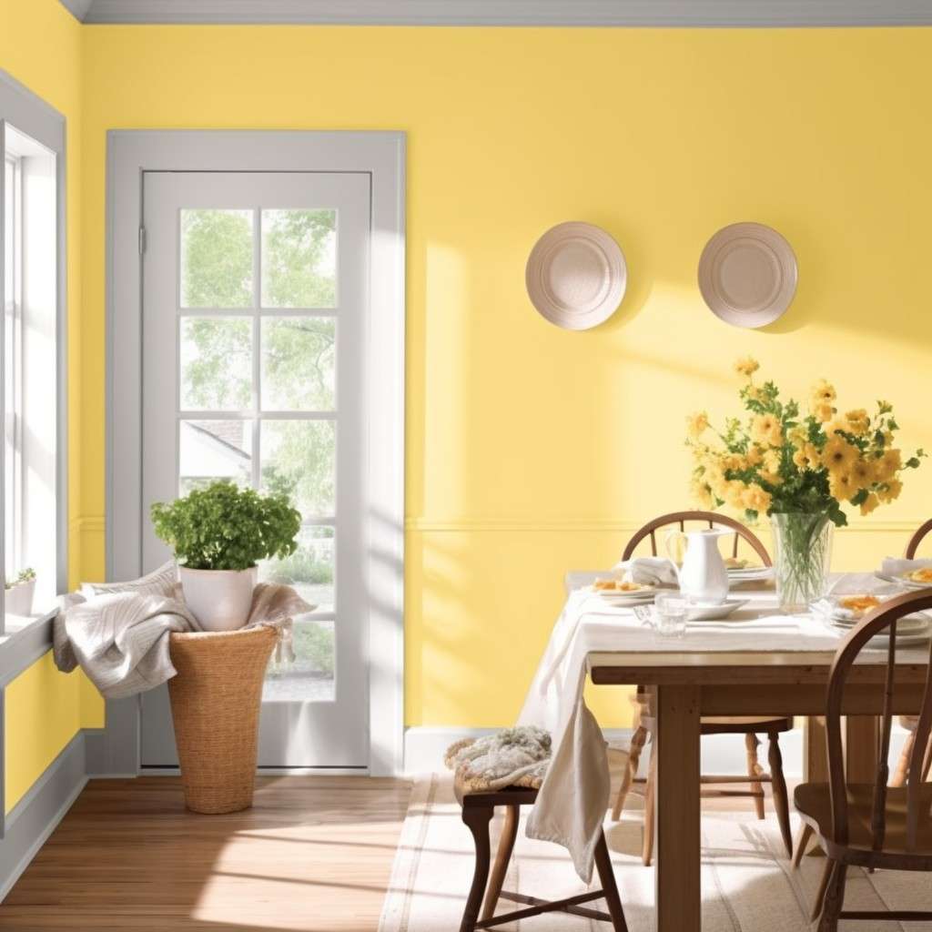 York Harbor Yellow - Color Palette for Dining Room