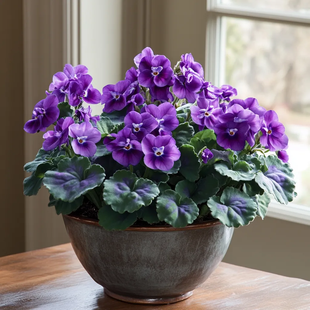 African Violets Plant Low Maintenance Indoor House Plants- African Violets Plant