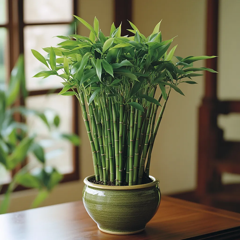 Lucky Bamboo Plant Low Maintenance Indoor House Plants- Lucky Bamboo Plant