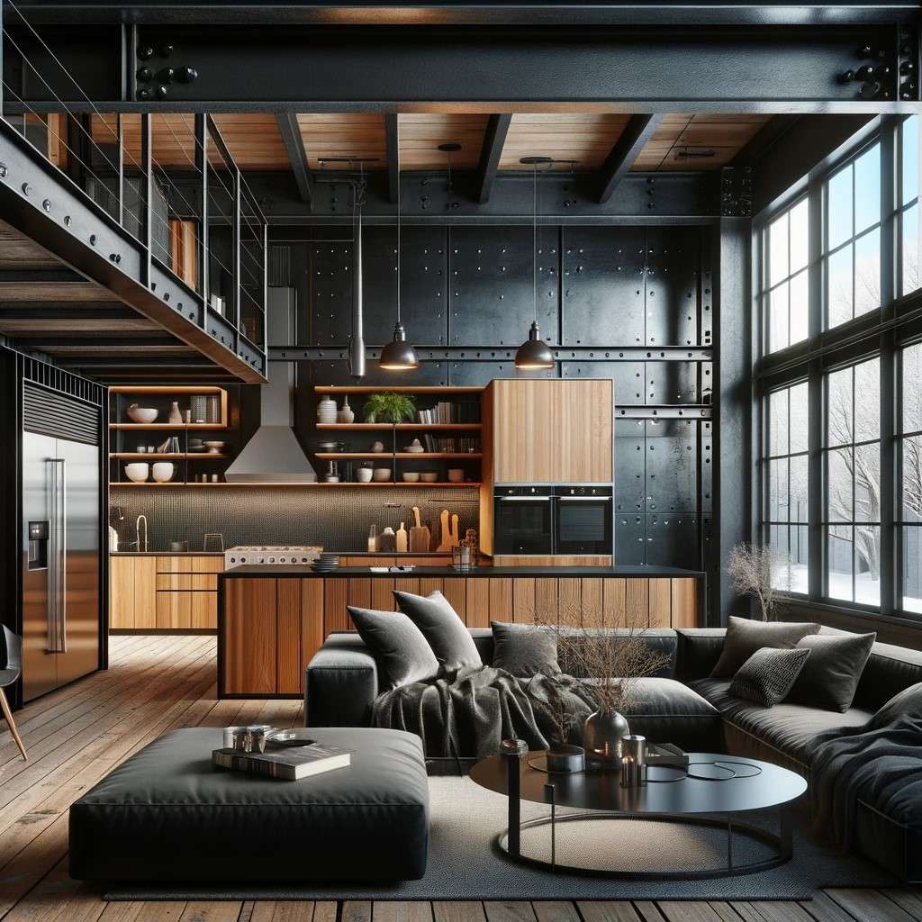 Beautiful Modern and Industrial Home Design in India