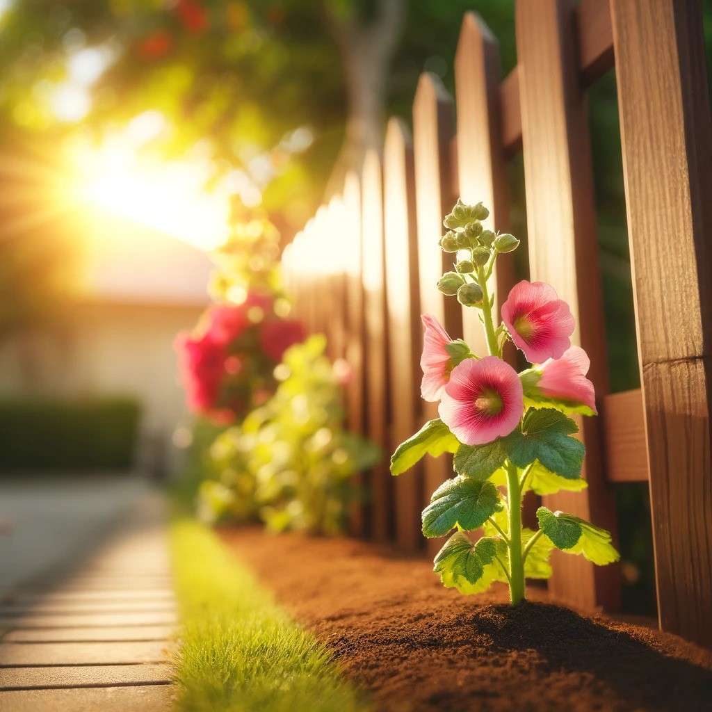 Beautiful and Showy Hollyhock- Good Luck Plant for Home