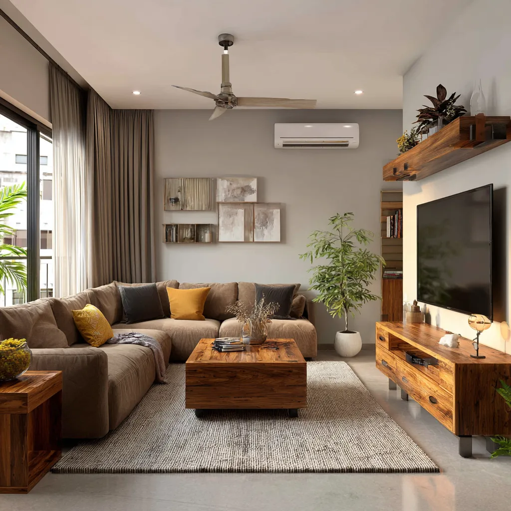 Use Brown Furniture With Gray Walls to Style a Gray and Brown Living Room Brown Furniture with Gray Walls- An Inspiration to Style a Gray and Brown Living Room