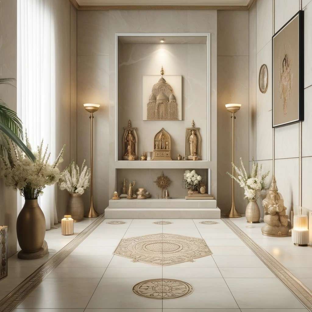 Ceramic God Room Tiles Design