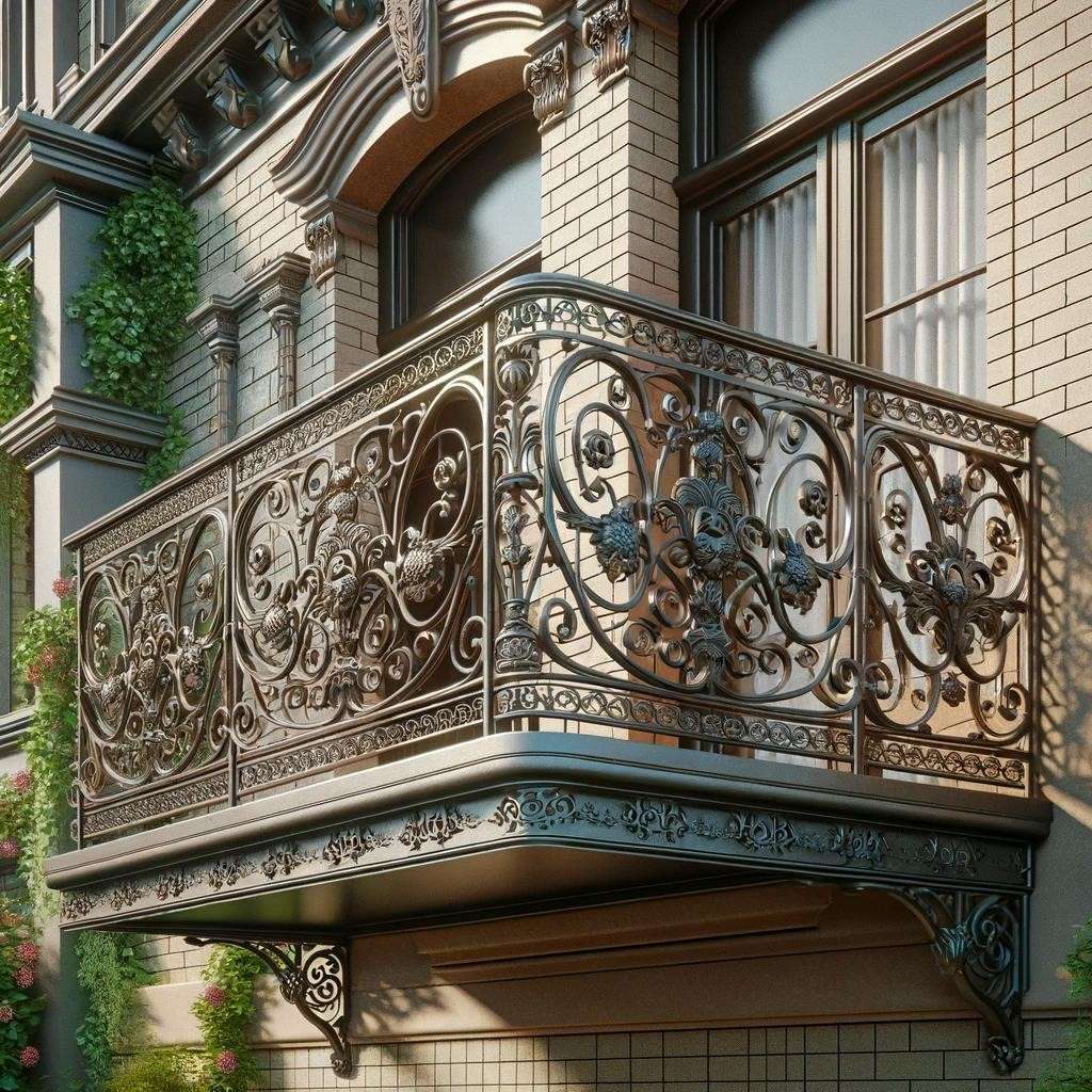 Classic Vintage Balcony Grill Covering Design Ideas