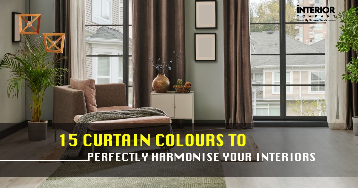 15 Curtain Colour Combinations to Make Your Space More Happening!