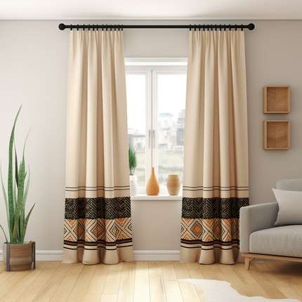 Double Panel Curtains- Window Treatment Design Ideas