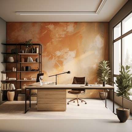 Embracing the Earthy Tones- Best Color for Office Walls