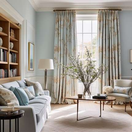 Full Floor-to-Ceiling Curtains- Window Treatment Contemporary Ideas