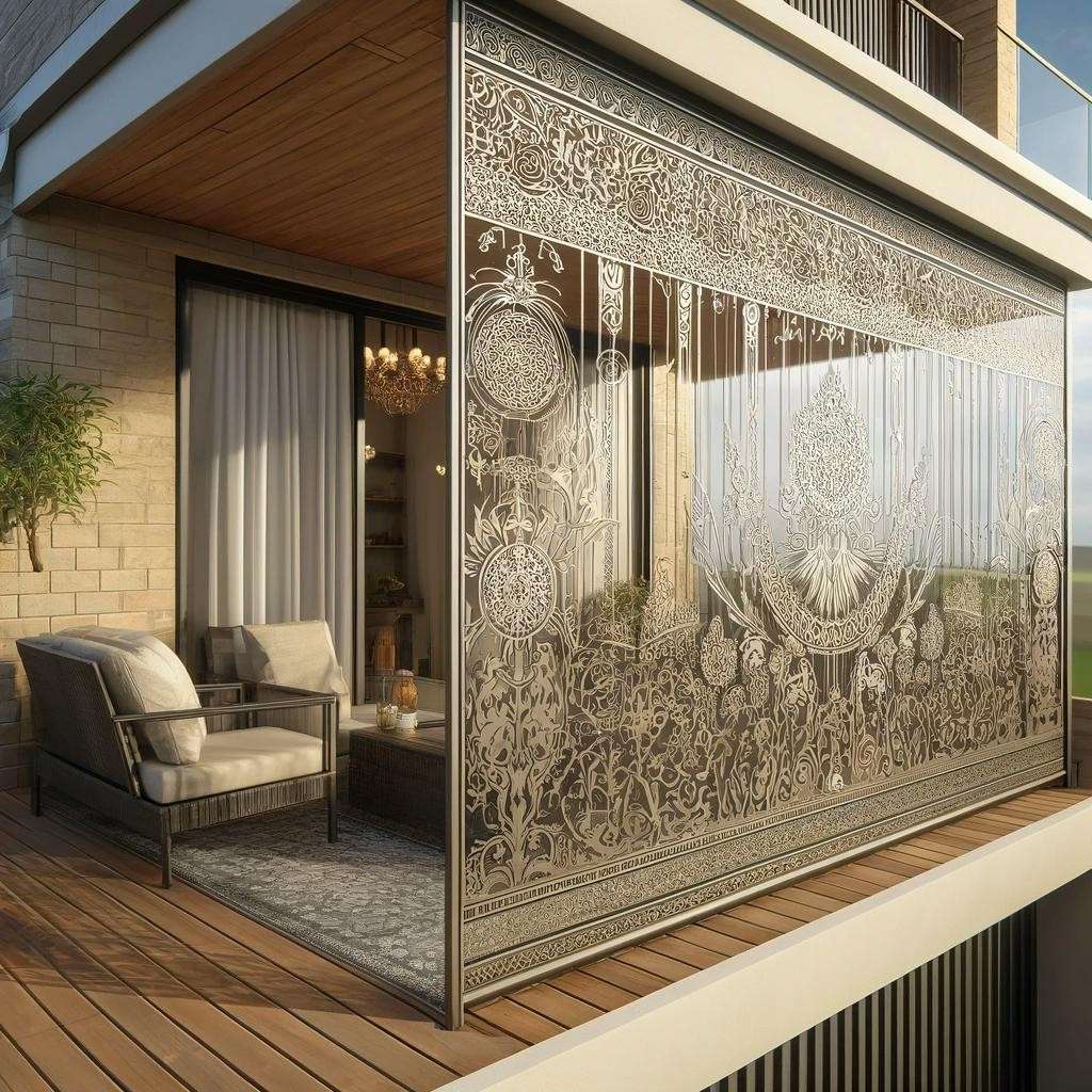 Full-Length Sun Shade Sheet - Balcony Cover Ideas