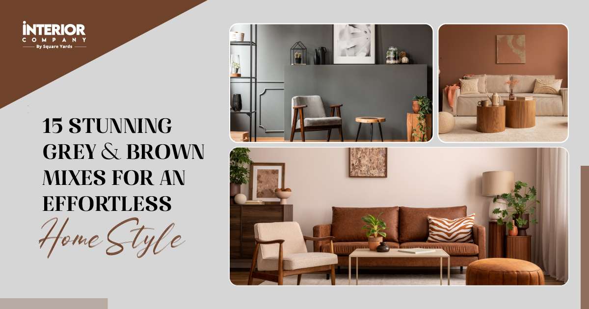 Grey and Brown Living Room