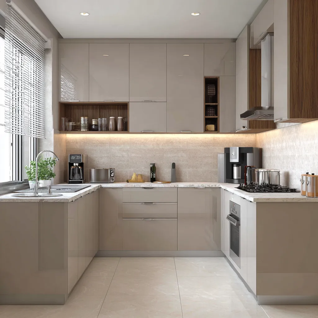 HDF- Cabinet Material for Small Kitchen 