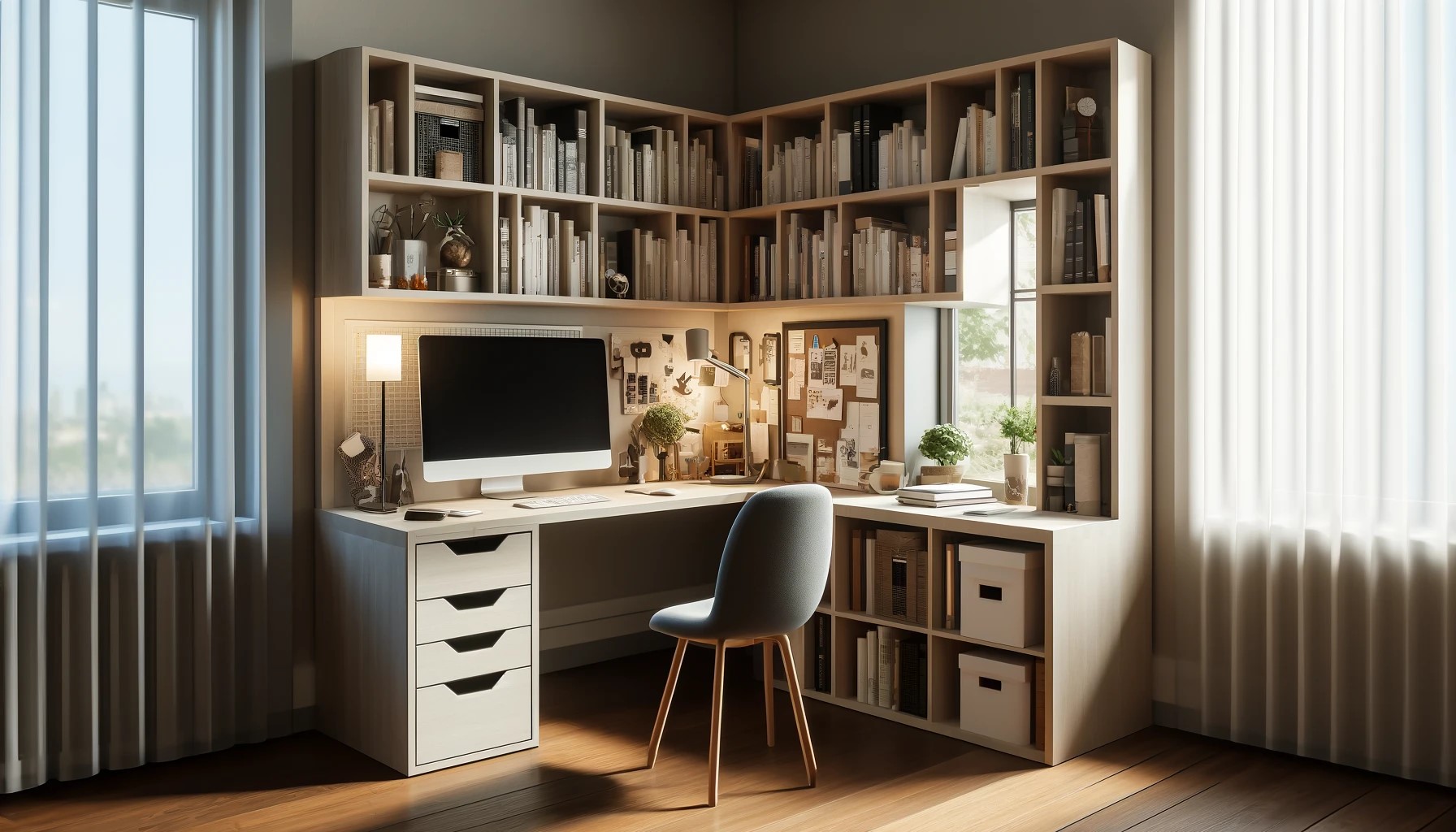 Study Tables With Bookshelf Designs Study Tables With Bookshelf Designs