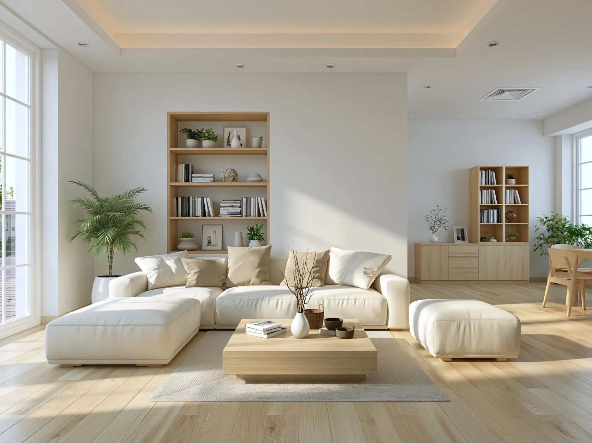 Light Wood Flooring Colour Combination