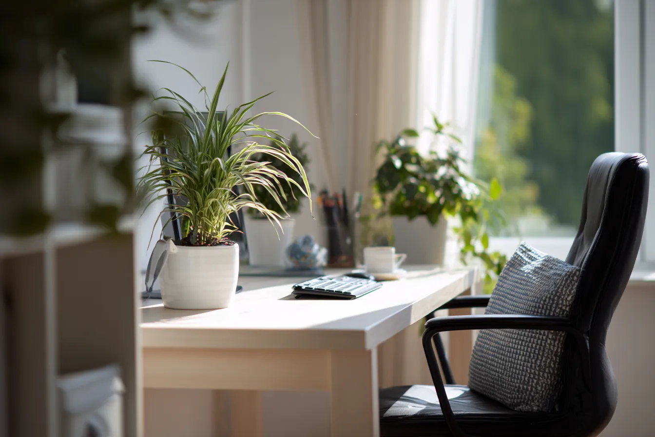 Lucky Bamboo or Spider Plant- Best Indoor Plants for Office Desk as per Vastu