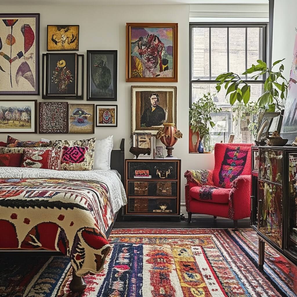 Mixed Style Bedroom Through Bedroom Home Decor