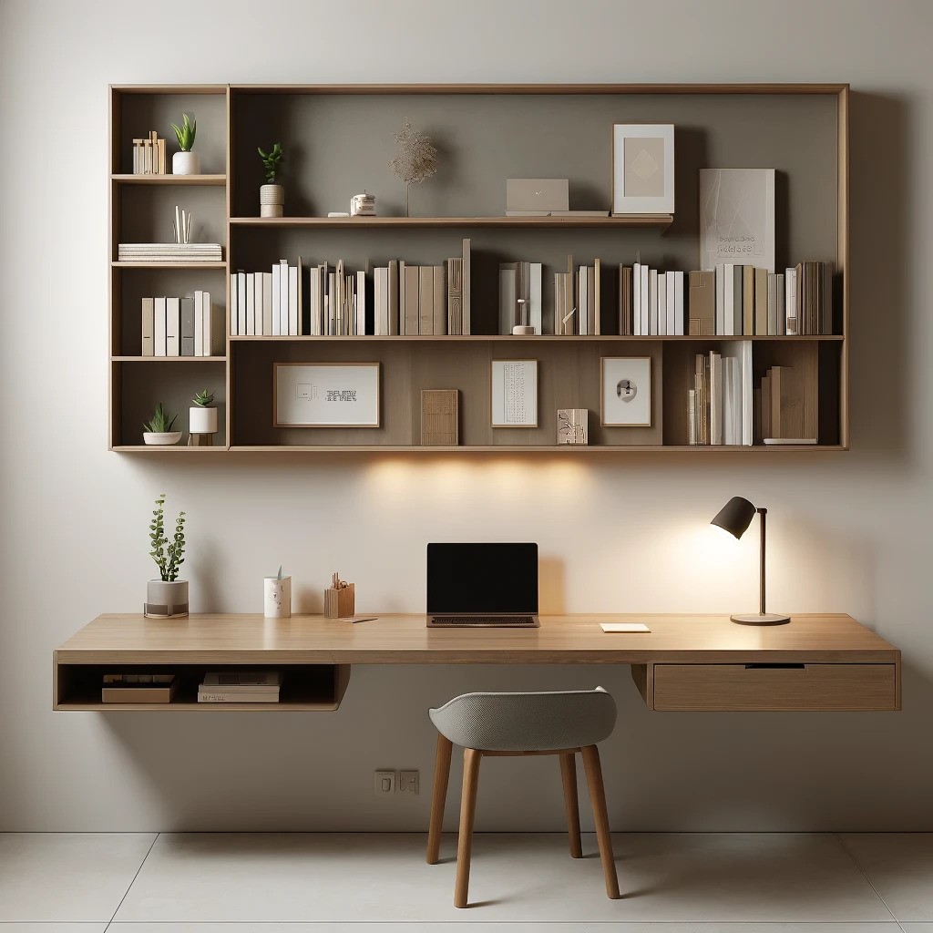 Study Table With Bookshelf In Bedroom Study Table With Bookshelf