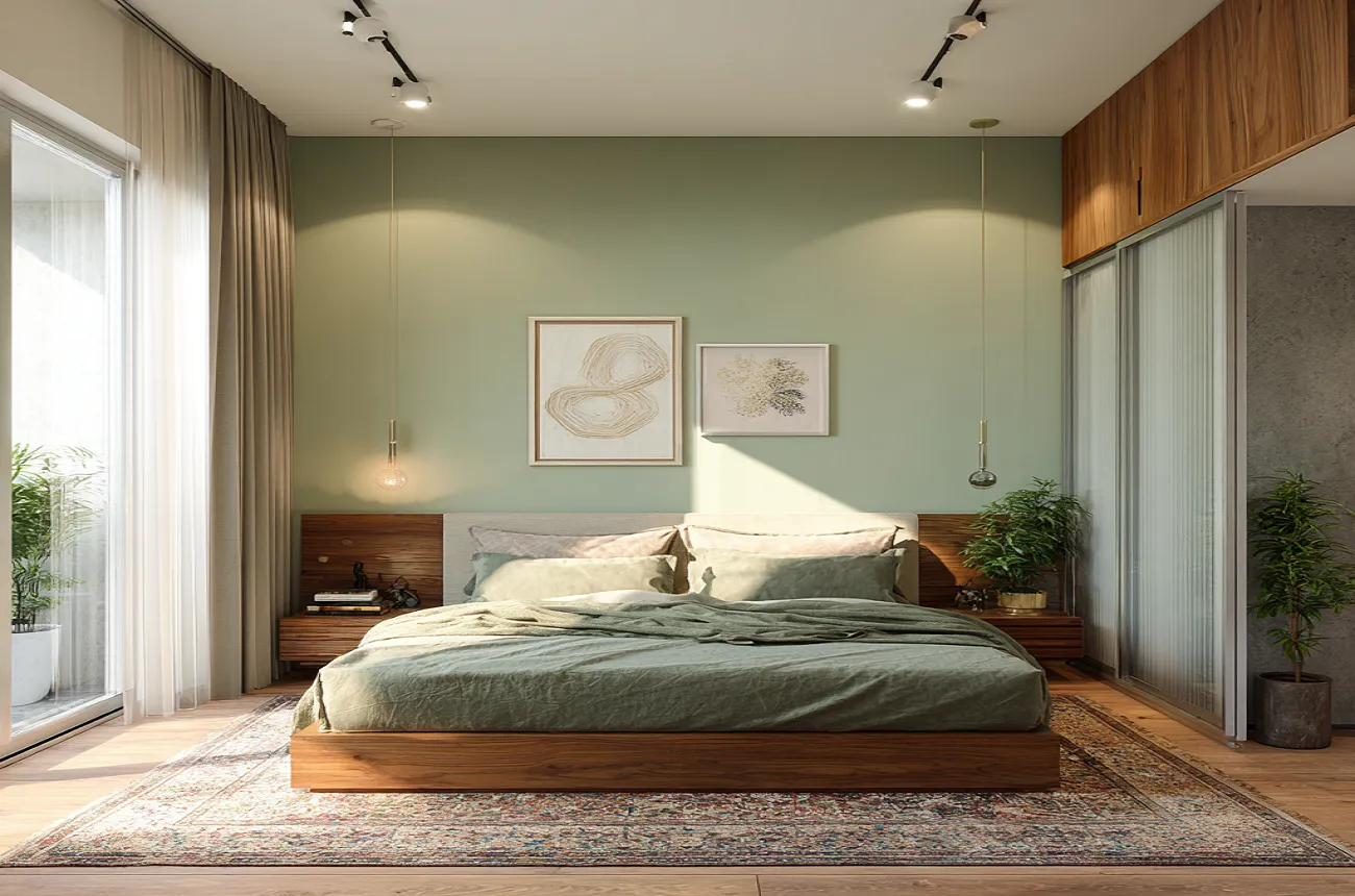 Pista Green Colour Shade in Matte Finish