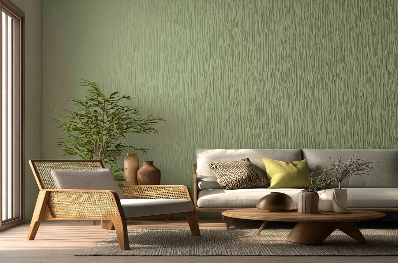 Pista Green Colour Shade in Textured Finish