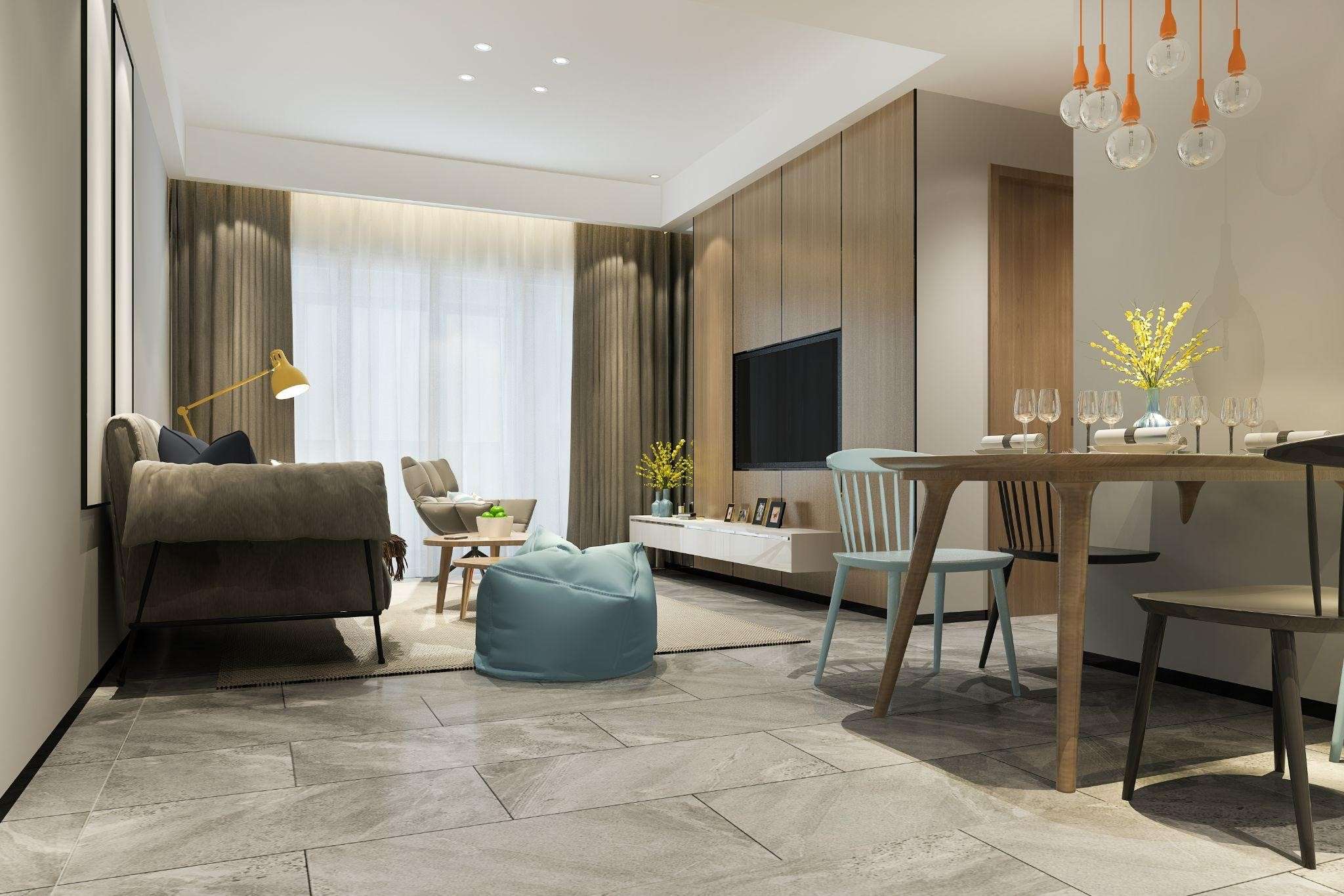 Porcelain Floor Tiles for Living Room