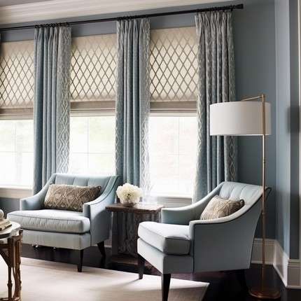 Printed Curtains- Window Treatments