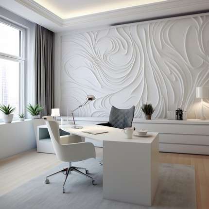 Pristine Elegant White- Office Color
