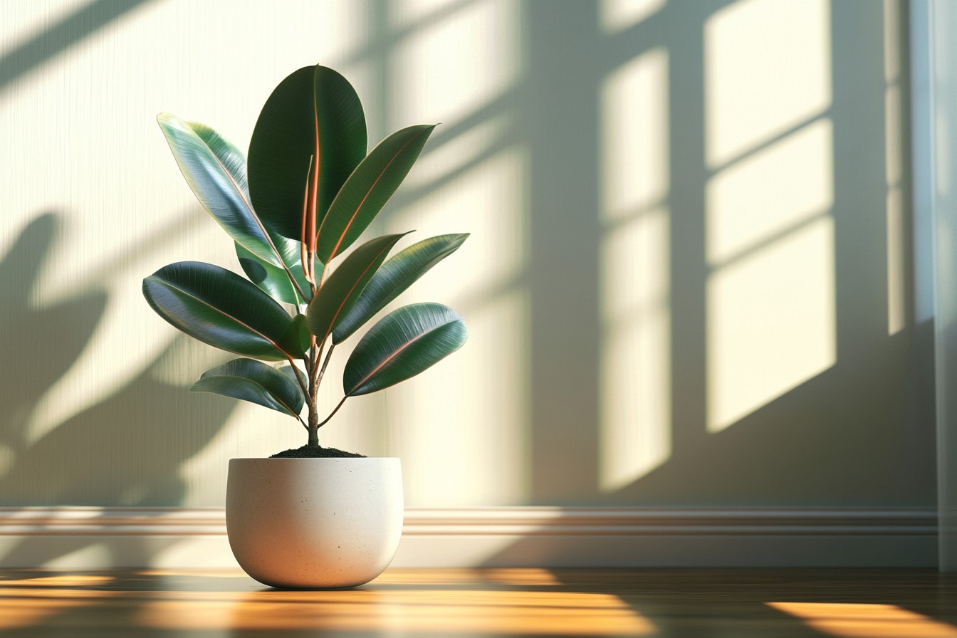 Rubber Plant- Indoor Plant for Living Room as Per Vastu