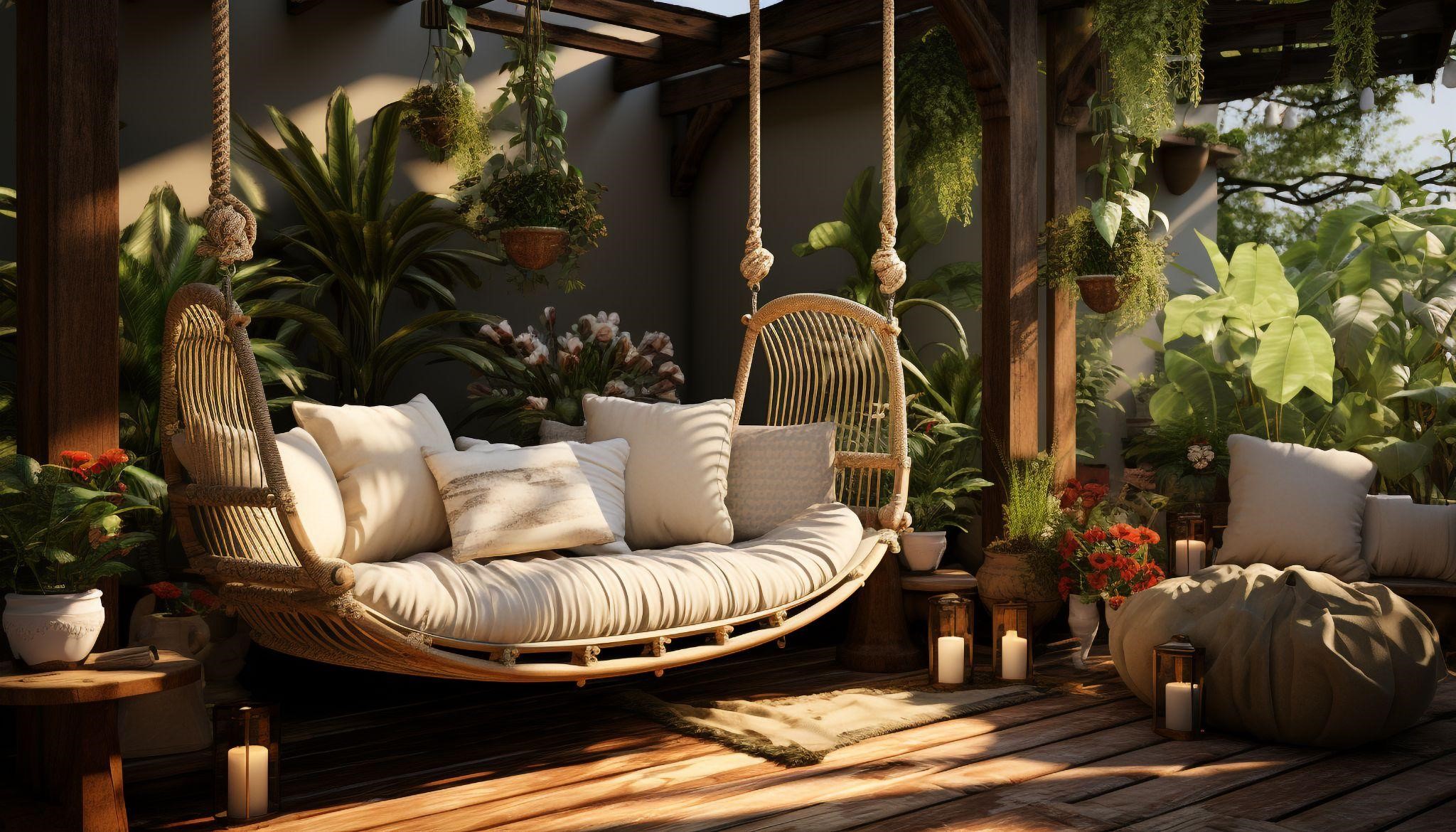 Rustic Terrace Decoration Ideas