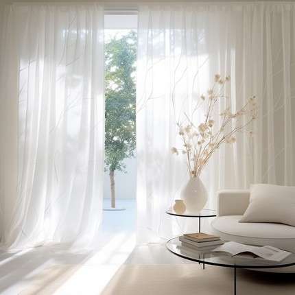 Sheer Curtains- Modern Window Treatment Ideas