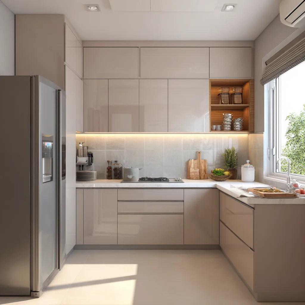 Simple Small Modular Kitchen Design
