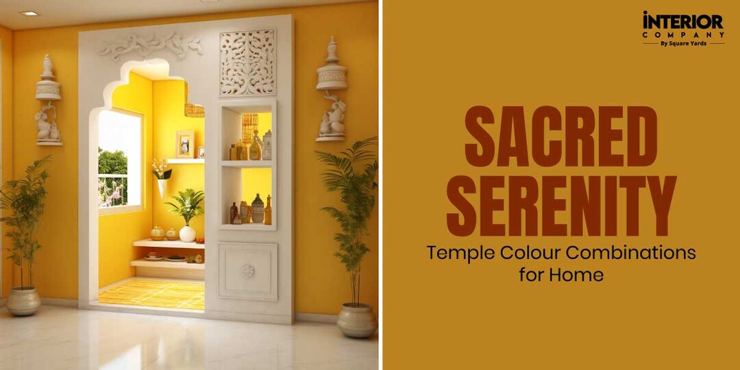 12+ Temple Colour Combination: Exploring Harmonious Pooja Room Colour Ideas