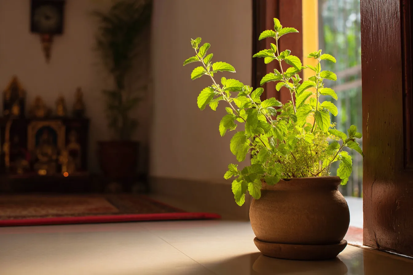 Tulsi- An Auspicious Plant for Pooja Room as per Vastu
