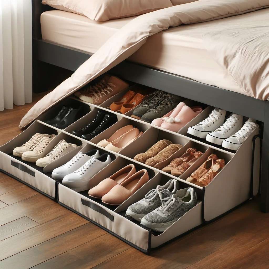 Under The Bed Shoe Organiser