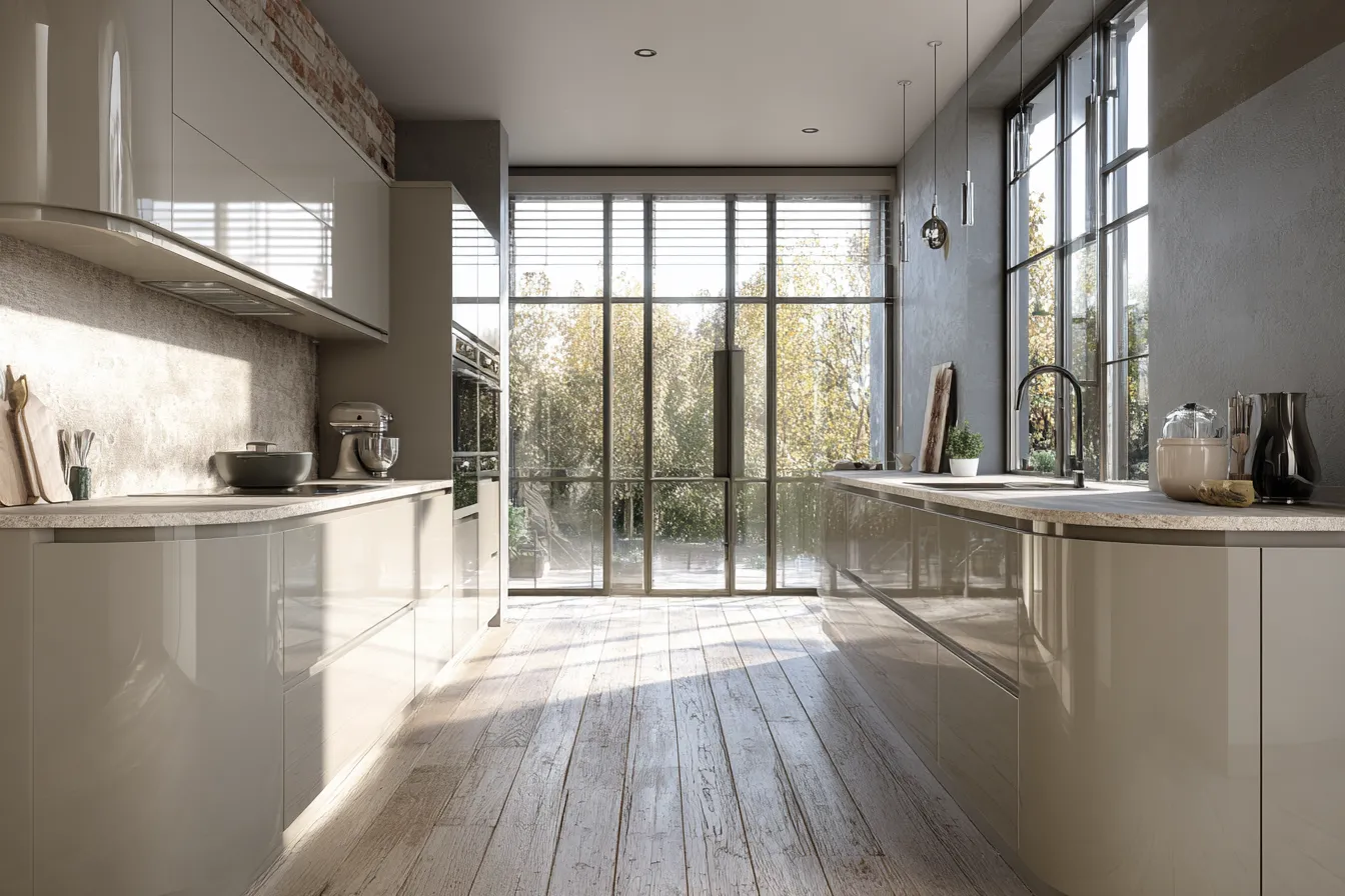 Enhance Natural Light with a Window  for small kitchen Enhance Natural Light with a Window - kitchen designs for small space