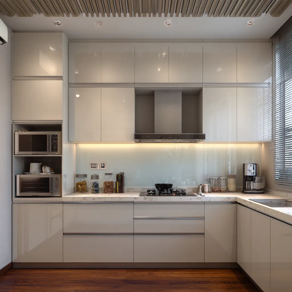 Use Vertical Cabinets- Small Modular Kitchen Design Ideas