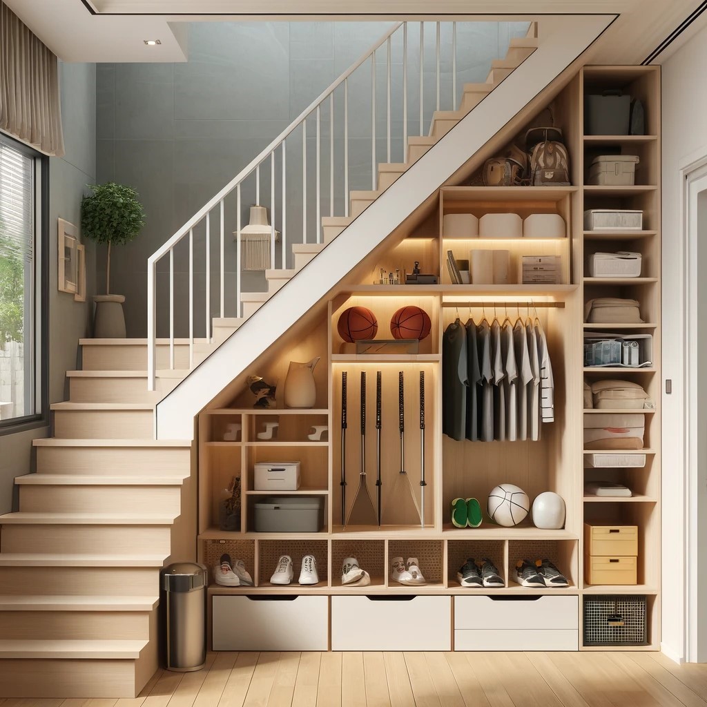 Vastu for Storage Under the Staircase