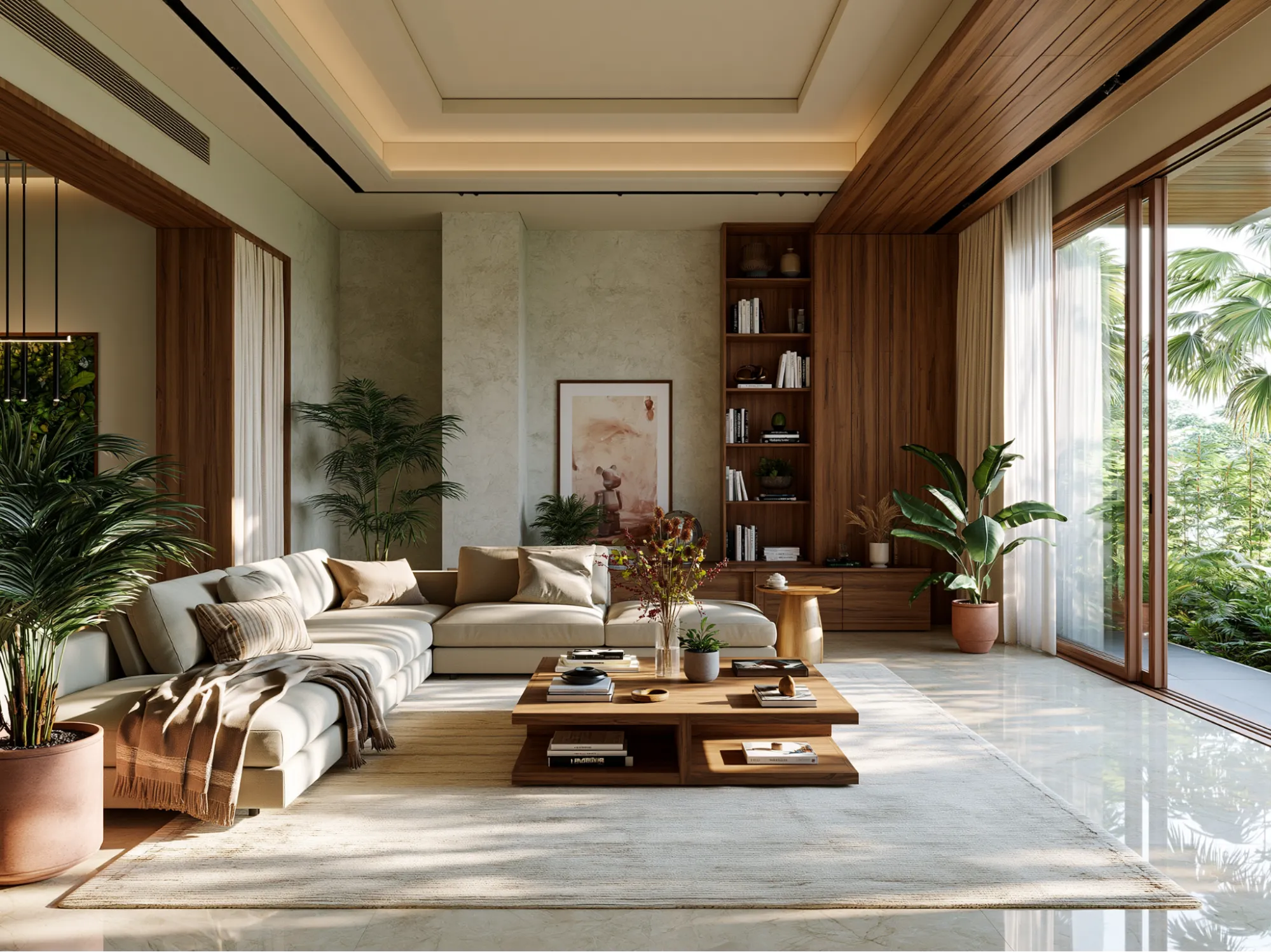 Wood Color Palettes with Minimalist Interiors