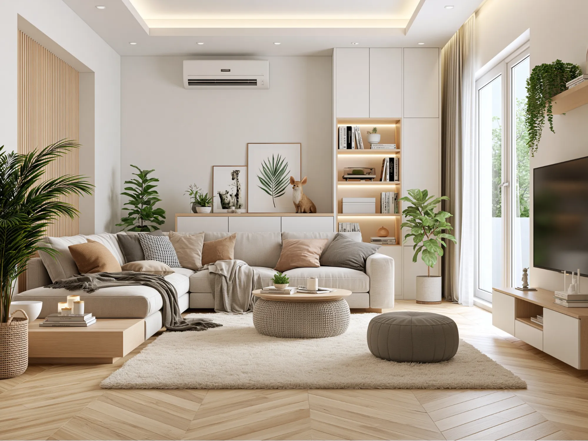 Wood Color Palettes with Scandinavian Interiors