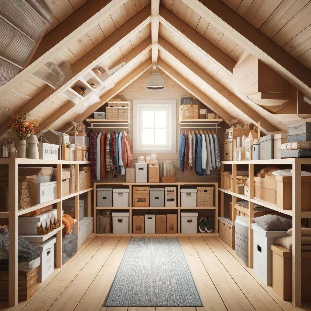 Attic storage Ideas