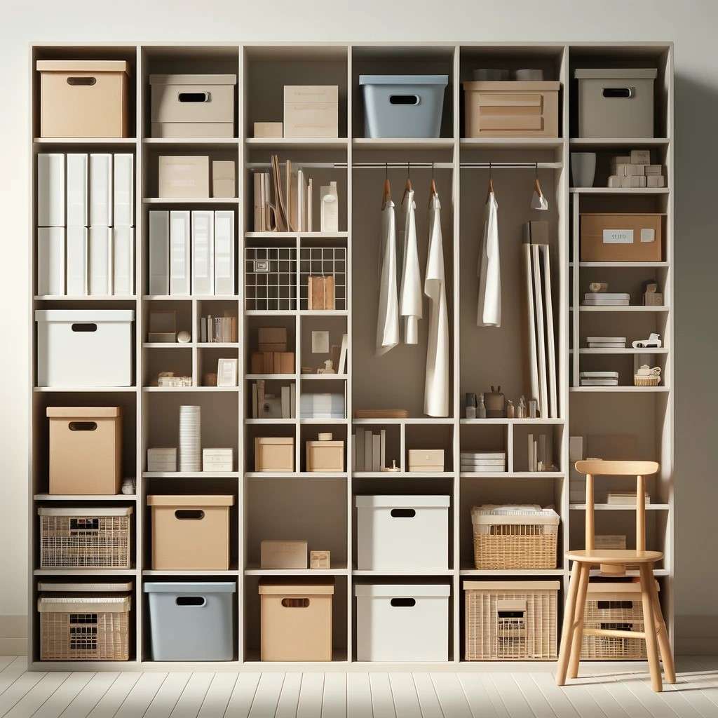 Freestanding Units for Simplified Store Room Design