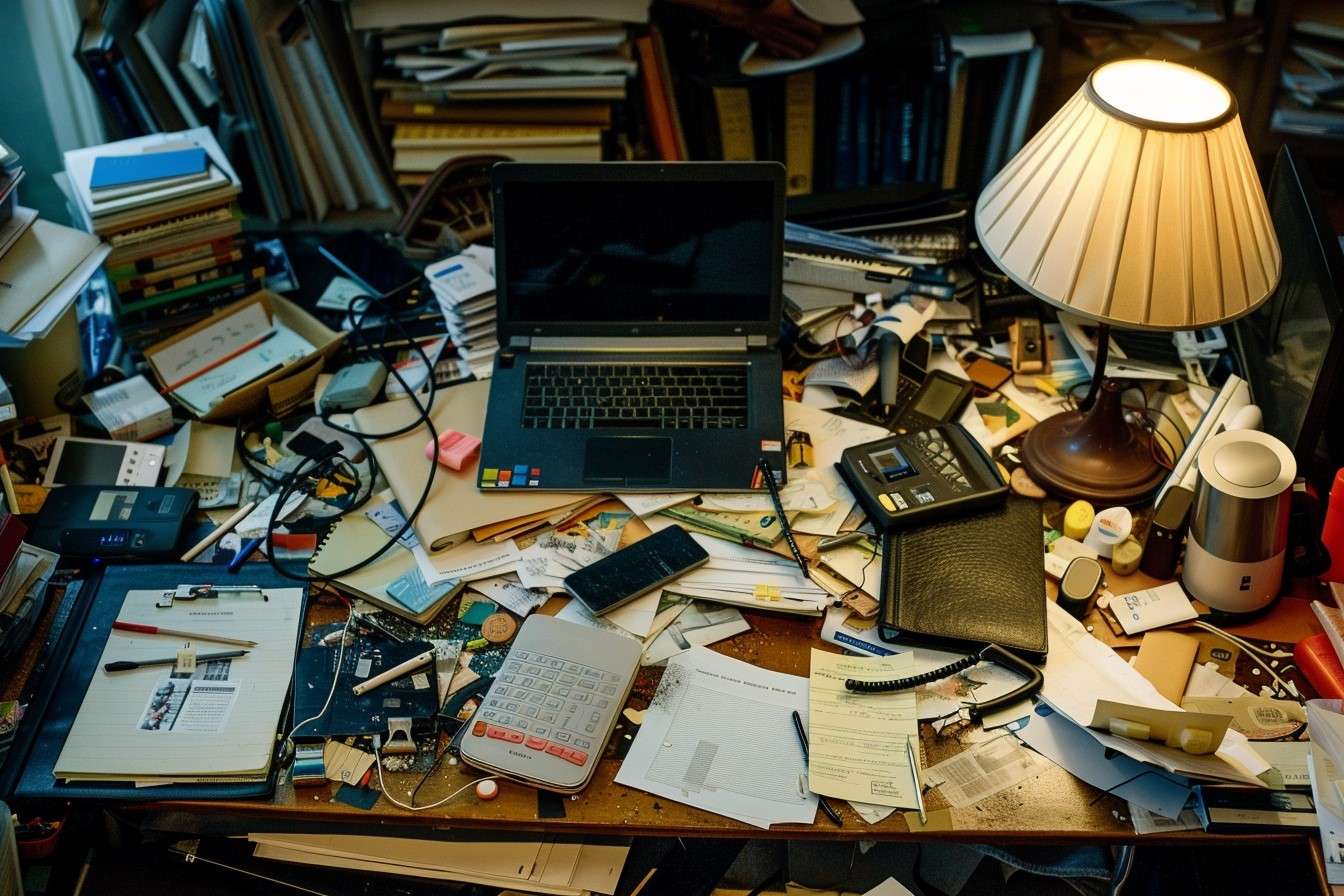 Keep Clutter to A Minimum- Vastu for Office Desk