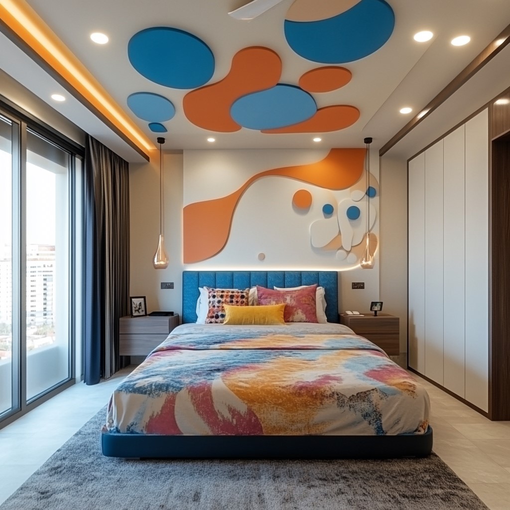 Stunning Pop Designs For Dreamy Bedroom Interiors